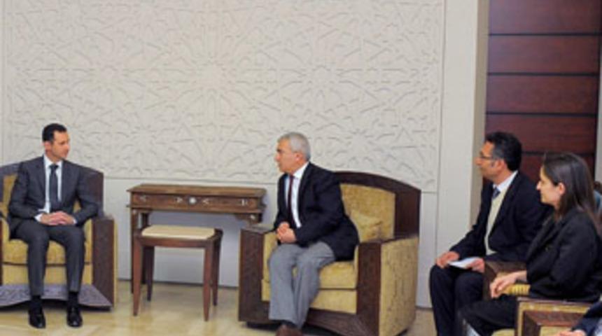 Esad ile g&ouml;r&uuml;şen CHP heyeti T&uuml;rkiye'ye d&ouml;nd&uuml;