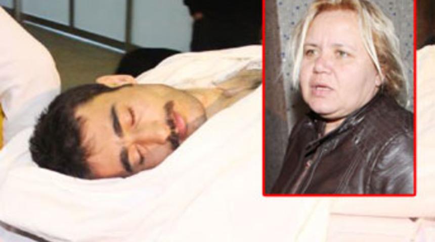 Eli bı&ccedil;aklı kocayı polis vurdu