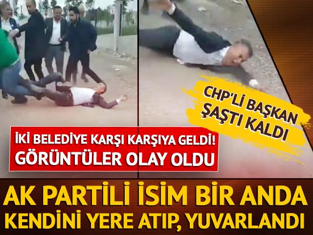 AK Partili isim kendi yerden yere atıp yuvarlandı, CHP'li başkan şaştı kaldı