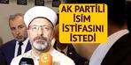 Erbaş'ın o anları gündem olmuştu! AK Partili isim Diyanet İşleri Başkanını istifaya davet etti