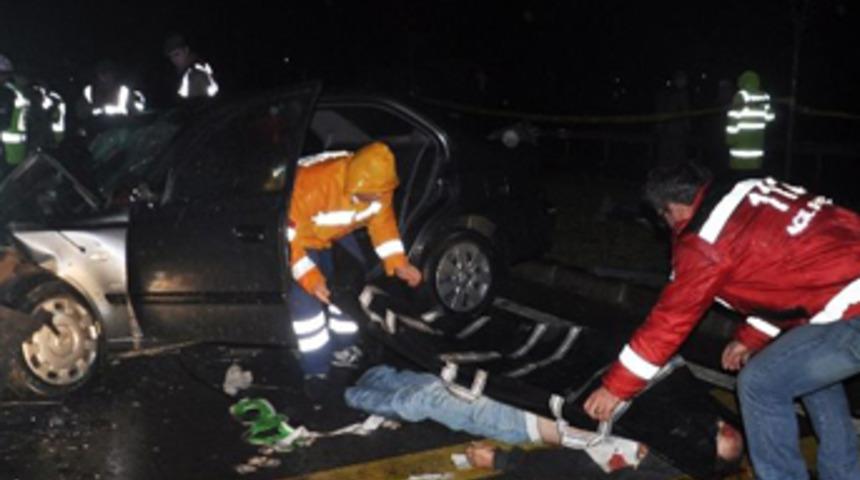 Bafra'da katliam gibi kaza; 4 &ouml;l&uuml;, 3 yaralı