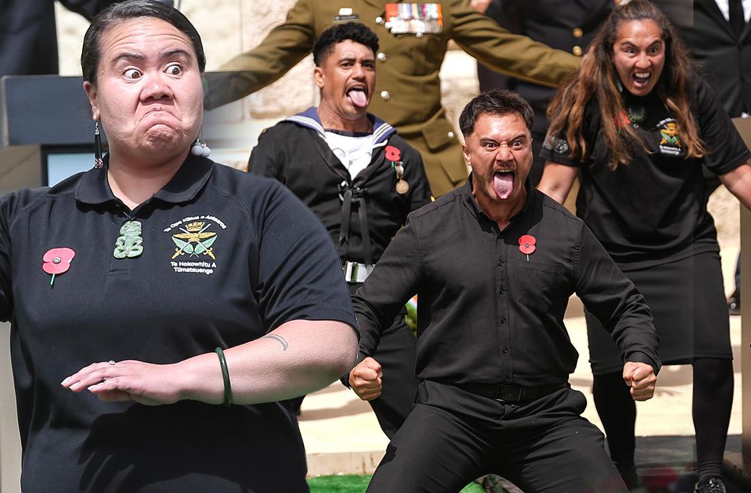 Conkbayırı'nda Haka dansı! &Ccedil;anakkale anmasındaki t&ouml;rende dikkat &ccedil;eken g&ouml;r&uuml;nt&uuml;ler