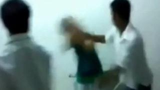 Polisten kadına korkunç dayak!