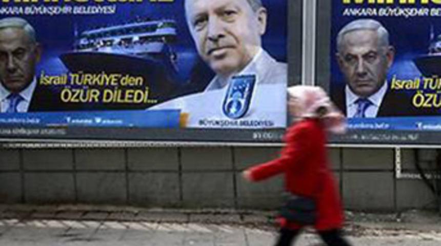 Ankara'daki afişler İsrail basınında