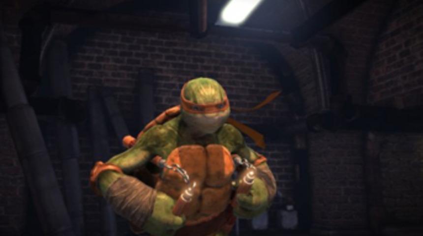 TMNT'i oyun i&ccedil;i g&ouml;r&uuml;nt&uuml;leri ile izleyin