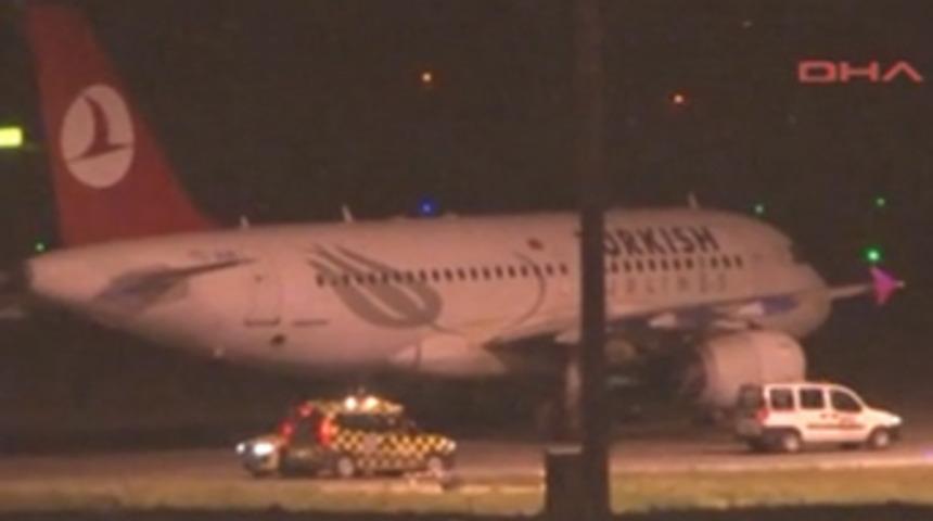 THY u&ccedil;ağında bomba paniği