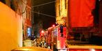 Fatih’te 4 katlı binada çıkan yangında 2 kişi yaralandı