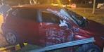 Samsun'da çarpışan iki otomobilin sürücüleri yaralandı