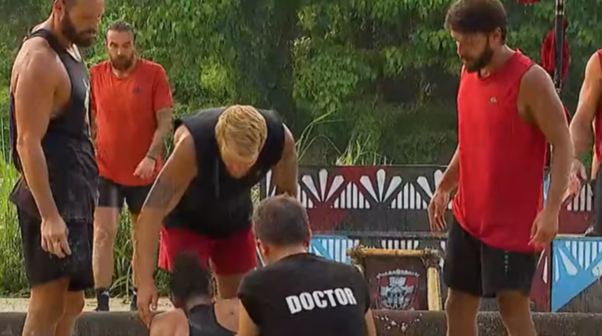 Keskin seramik üzerine düştü, Nefise yaralandı! Survivor'da korku dolu anlar