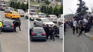 Polislerin gözü önünde silahı çekip vurdu, görüntüler sosyal medyada gündem oldu!