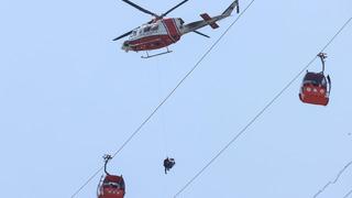 Teleferik faciasından dakikalar önce uyarmış!  Çelik halat kıvılcım çıkarıyor hemen durdurun