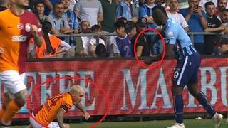 Balotelli'den yerde yatan Torreira'ya olay hareket! Maçın hakemi bu hamleye sessiz kaldı...