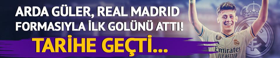 Arda Güler, Real Madrid formasıyla ilk golünü atarak tarihe geçti!