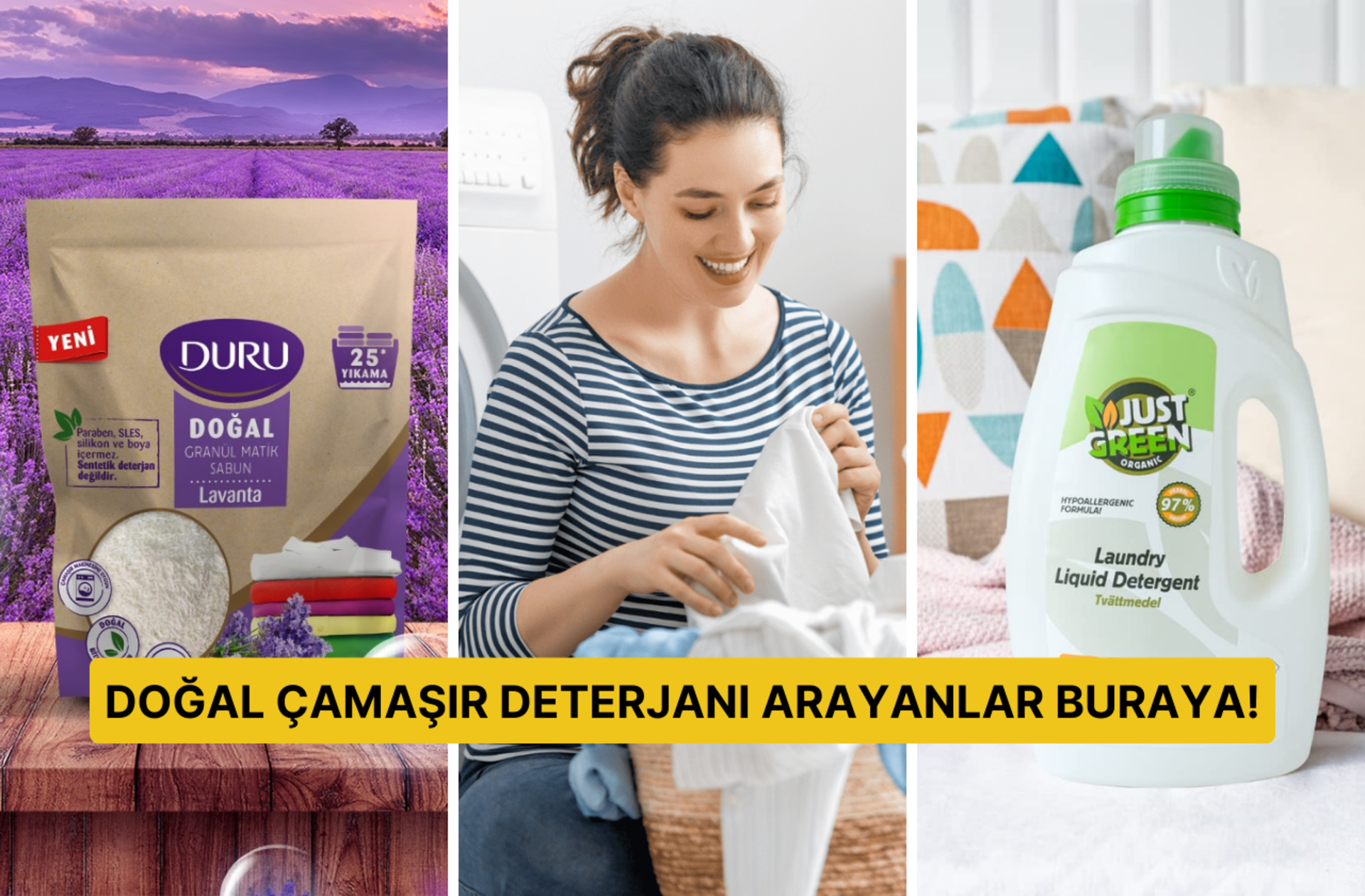 Doğal çamaşır deterjanı arayanlar için çevre ve sağlık dostu seçenekler 