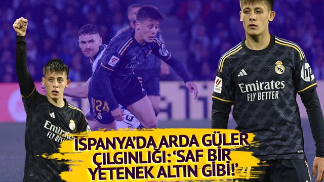 Real Sociedad-Real Madrid maçının ardından Arda Güler'i yere göğe sığdıramadılar: 'Saf bir yetenek, altın gibi!' Geleceği hakkında karar verildi