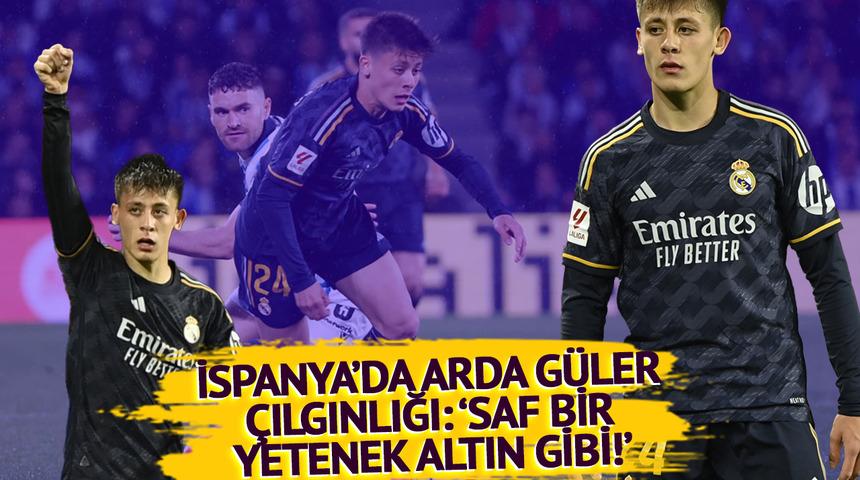 Real Sociedad-Real Madrid maçının ardından Arda Güler'i yere göğe sığdıramadılar: 'Saf bir yetenek, altın gibi!' Geleceği hakkında karar verildi