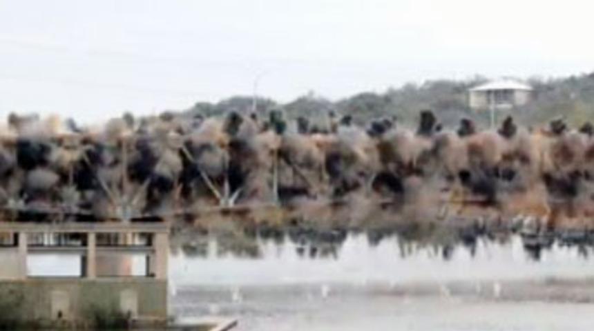 5 saniyede yok oldu!