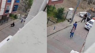 Küçükçekmece'de terör estiren saldırgan 2 kişiyi bıçakla yaraladı: Engel olmak isteyenp polisin üzerine yürüyünce...