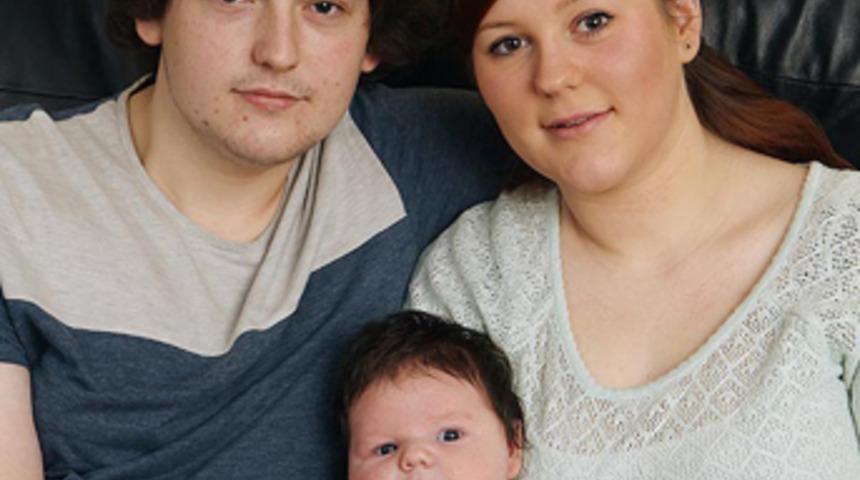 7 kilo doğan bebek şaşırttı!