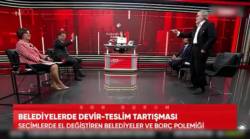 Canlı yayında gerginlik! Tansiyon yükselince bir anda ayağa fırladı