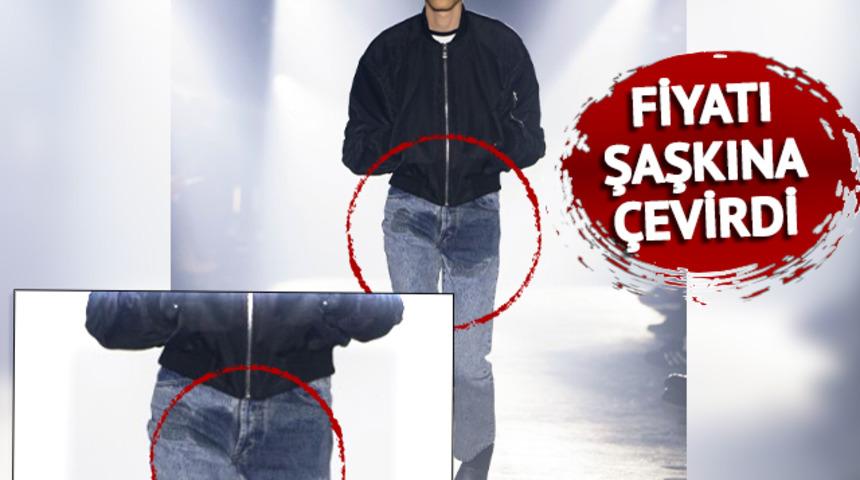 Bu nasıl moda? İdrar lekeli pantolon satışa çıktıktan kısa bir süre sonra tükendi... Fiyatı şaşkına çevirdi