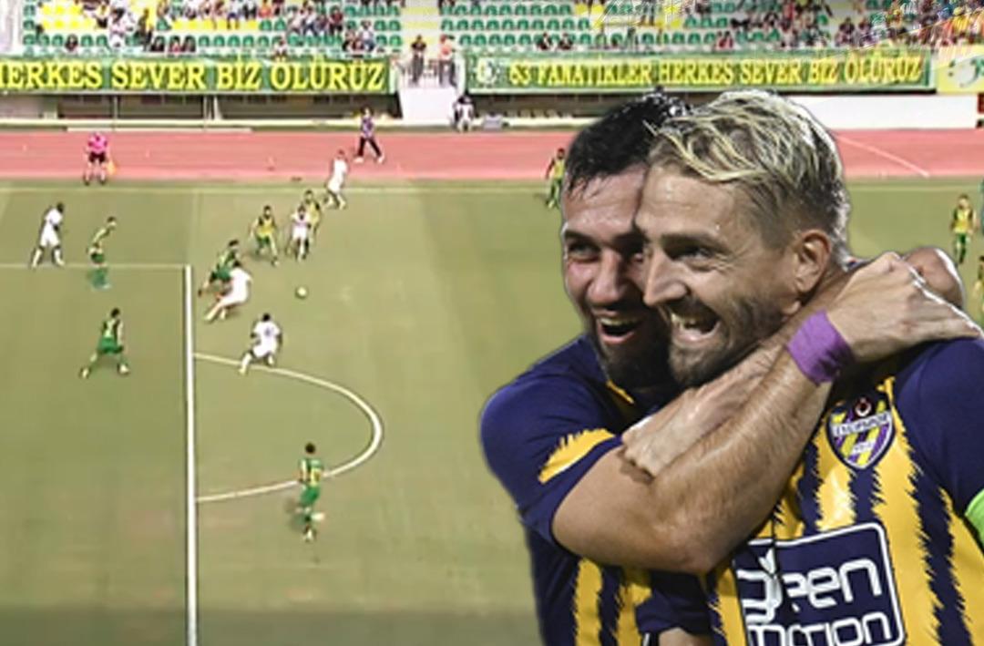 Caner Erkin, Ey&uuml;pspor formasıyla ligi kasıp kavuruyor! Onlar nasıl goller &ouml;yle...