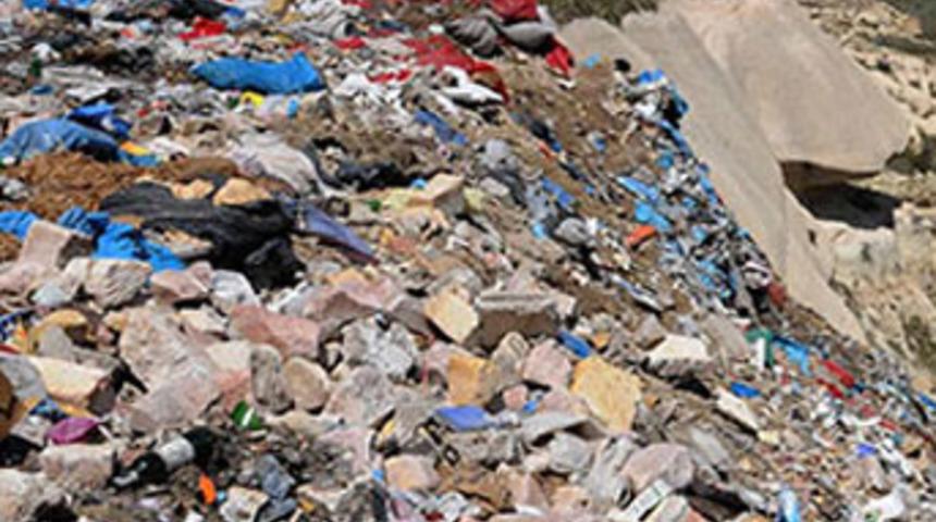 Kapadokya artık çöp vadisi