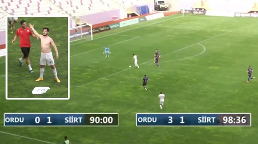 Ülke sınırları içinde oynanan en ilginç maç olabilir! Siirt İl Özel İdaresi Spor, 90. dakikada öne geçti, 98. dakikada küme düştü!