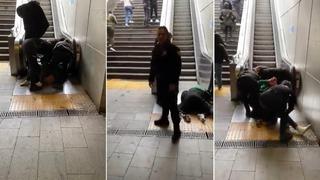 Akılalmaz olay kamerada! Polis pasaport sordu, Kenyalı kadın soyundu