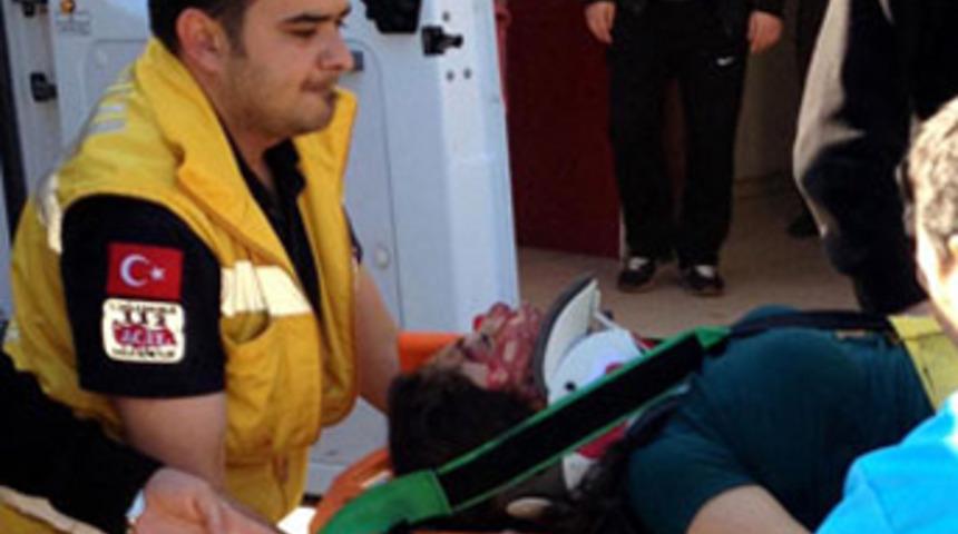 Liseli kız pansiyonun 2'inci katından düştü