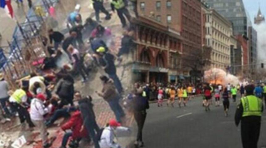 İşte Boston Maratonu'ndaki patlama anı!