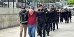 Bursa merkezli "Mahzen-32" operasyonunda adliyeye sevk edilen 27 zanlı tutuklandı