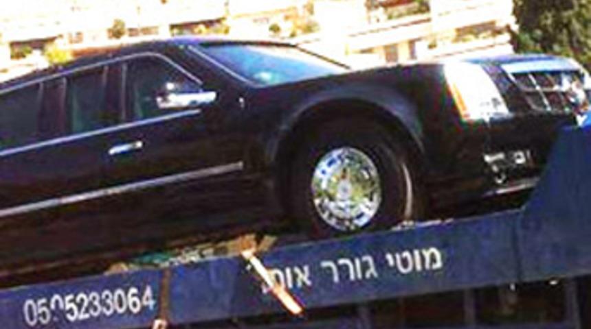 Obama'nın İsrail'de limuzini arızalandı