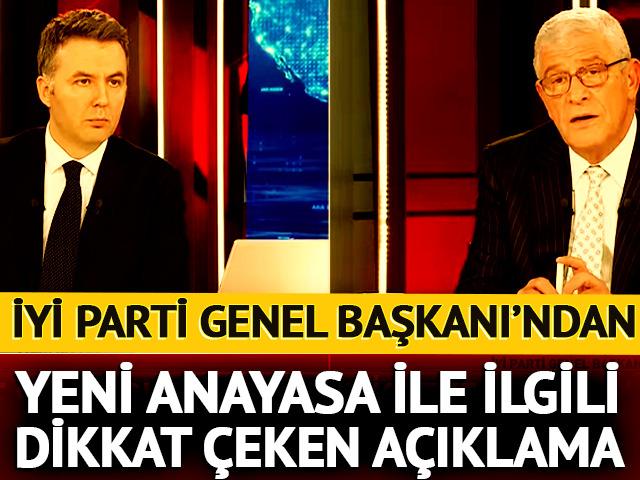 İYİ Parti Genel Başkanı Müsavat Dervişoğlu: 'Tek adamlığı kökleştirecek bir revizyon arayışına izin vermeyiz'