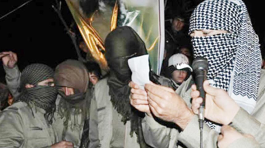 PKK'lılar dağdan inip Nevruz kutladı!