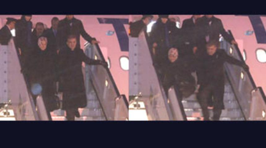 First Lady'nin zor anları!