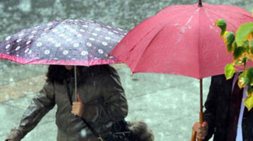 Trakya'dan yağış var