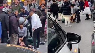 AVM'de hırsızlık yapan kadınlar, yakalanınca ortalığı birbirine kattı! O anlar kamerada