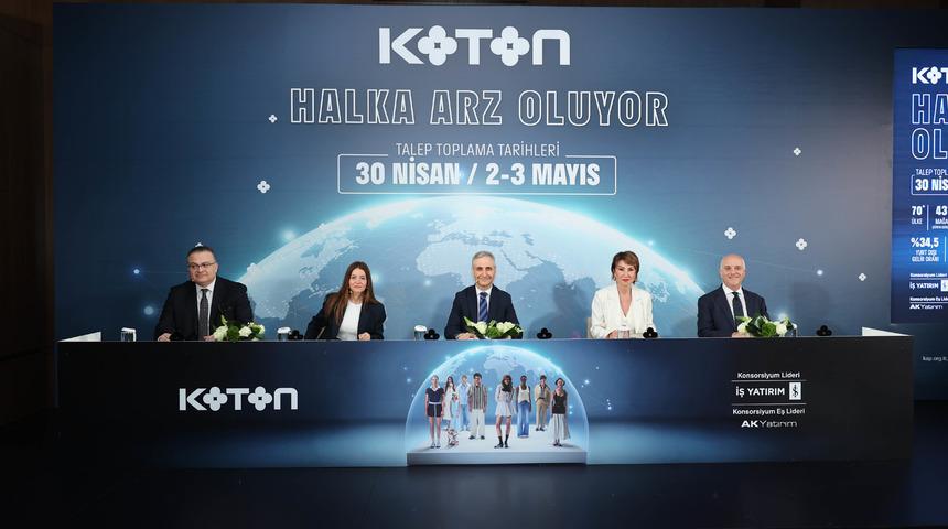Koton halka arzında detaylar belli oldu! 