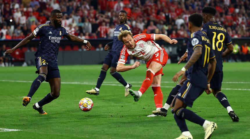 Allianz Arena'da neler oldu neler, 2 penaltı 4 gol! Arda Güler'in takımı Real Madrid, Bayern Münih deplasmanından 2-2 beraberlikle döndü