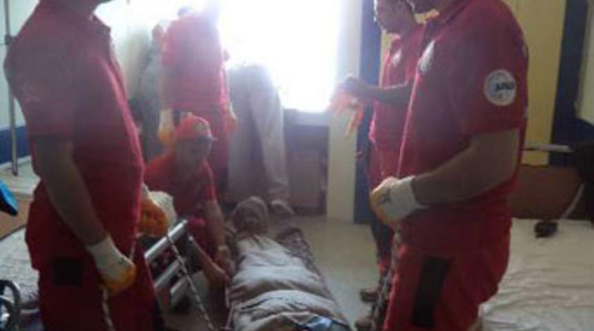 Hastanede skandal tatbikat