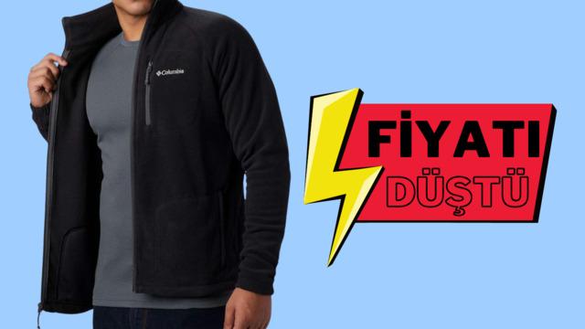 Fiyatı 1952 TL'ye düştü! Dayanıklılığıyla size uzun yıllar eşlik edecek Columbia polar indirimde