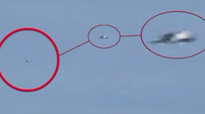 Türkiye'de UFO'lar böyle görüntülendi