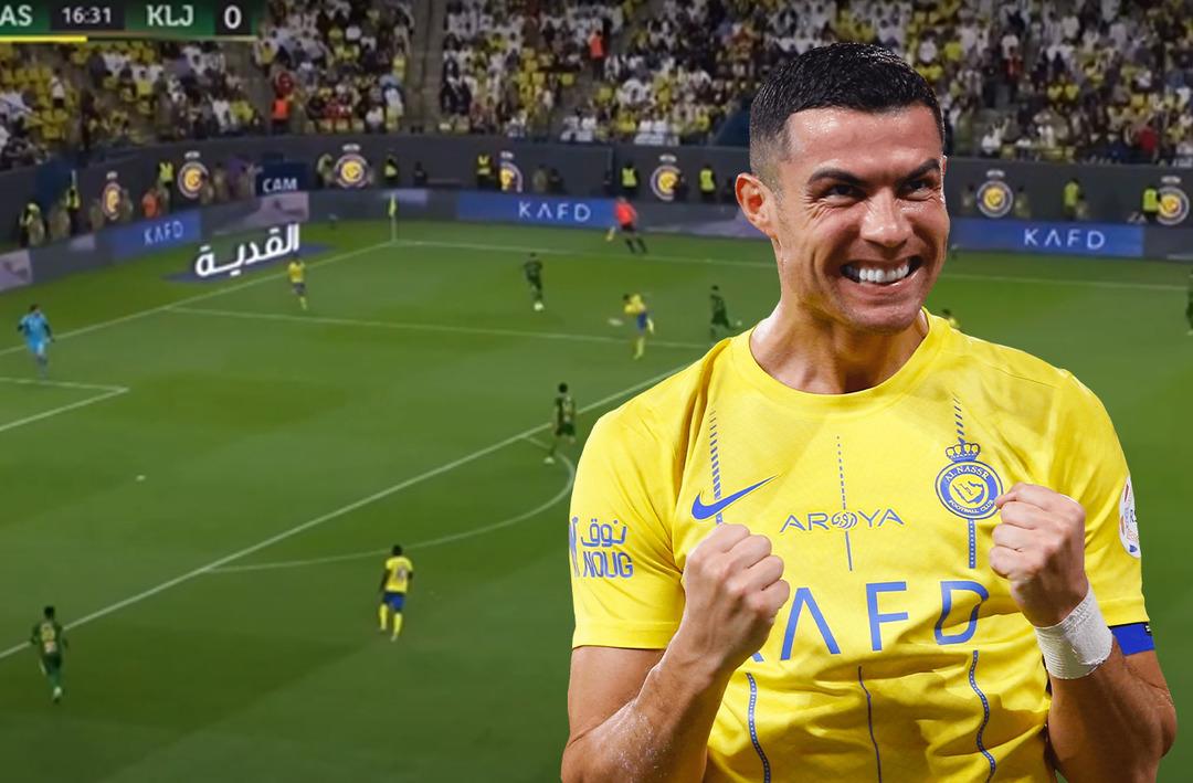 Cristiano Ronaldo'dan akılalmaz gol! 39 yaşında fizik kurallarını parampar&ccedil;a etti...