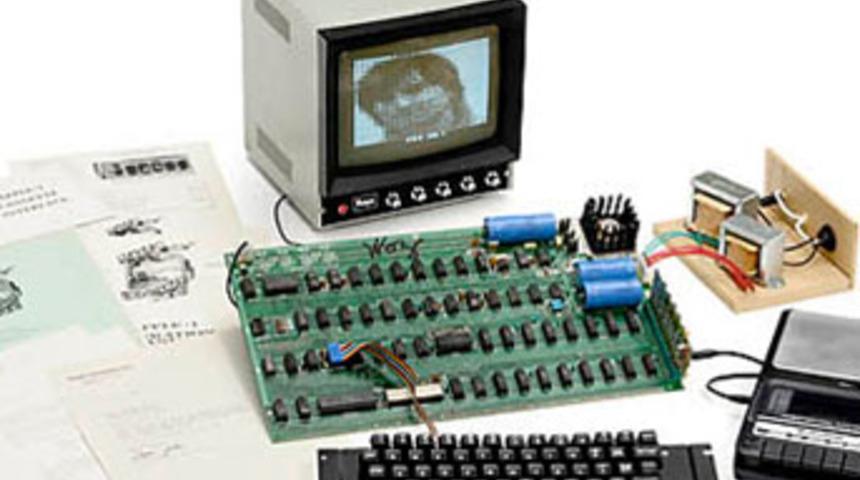 Apple 1 a&ccedil;ık arttırmayla satışa &ccedil;ıkıyor