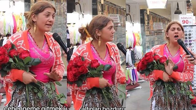 Sosyal medyada milyonlarca izlenmeye ulaştı! Çiçekçilik yapan kızın cevaplarına tepki yağdı... Onlar çok biliyorlar
