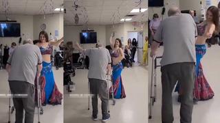 Doğum günü kutlaması için huzurevine dansöz çağırdı! Eğlenceli anlar sosyal medyada gündem yaratmayı başardı