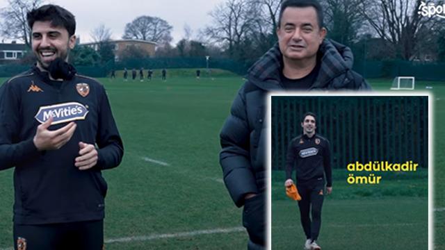 Acun Ilıcalı, Hull City antrenman sahasının kapılarını ilk kez açtı! Ozan Tufan ve Abdülkadir Ömür arasında güldüren diyalog
