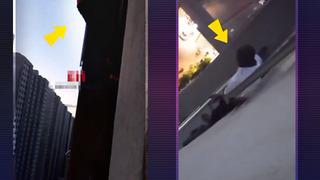 Esenyurt'ta şoke eden olay! 18. kattan 17. kata indi, tepki alınca inmeye devam etti…