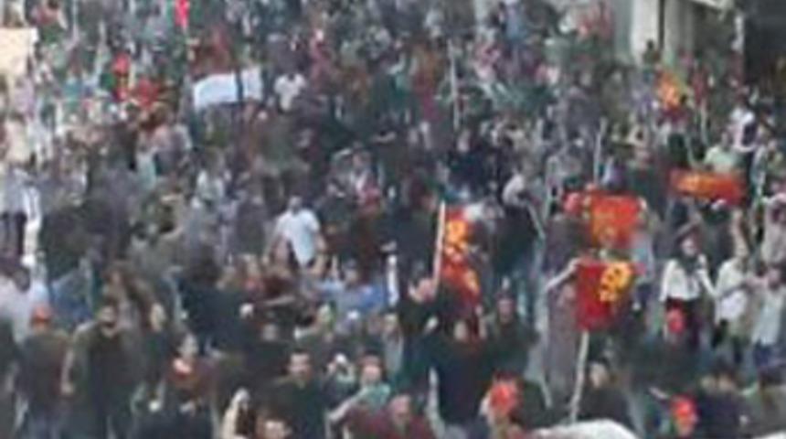 Taksim yine karıştı